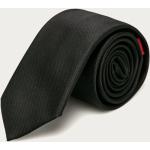 Pánske Kravaty HUGO čiernej farby z hodvábu Onesize 