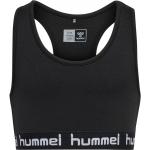 Dievčenské Dievčenské podprsenky Hummel čiernej farby v športovom štýle v zľave 