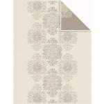 Deky IBENA béžovej farby vo vintage štýle z bavlny 150x200 v zľave 