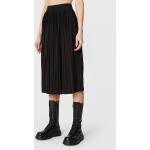 Dámske Plisované sukne ICHI čiernej farby zo syntetiky s dĺžkou: Pod kolená v zľave 