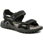 Chlapčenské Kožené sandále imac čiernej farby vo veľkosti 39 na štandardné nohy na suchý zips na leto 