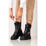 Insulated women's workers on the Vinceza platform black
