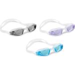 Plavecké okuliare Intex fialovej farby v športovom štýle z polykarbonátu v zľave 