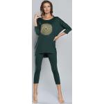 Italian Fashion Zelené dámske pyžamo Italian Fashion Mandala, Veľkosť L, Farba zelená