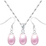 Perlové náhrdelníky ružovej farby 