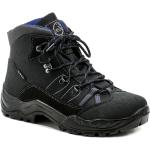 Pánske Členkové topánky čiernej farby zo syntetiky vo veľkosti 43 na štandardné nohy šnurovacie na zimu 