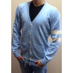 Pánska Jesenná móda JACK JONES modrej farby z bavlny na zimu 