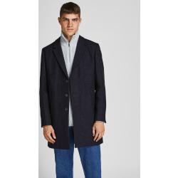 Jack&Jones Vlnený kabát Emoulder 12171374 Čierna Regular Fit