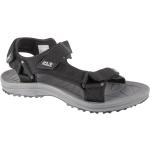 Pánske Športové sandále Jack Wolfskin čiernej farby vo veľkosti 45,5 na leto 