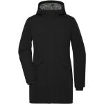 Dámske Zimné bundy James & Nicholson čiernej farby v elegantnom štýle z polyesteru Kapucňa 