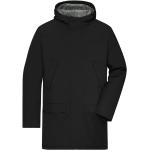 Pánske Zimné bundy James & Nicholson čiernej farby v elegantnom štýle z polyesteru 