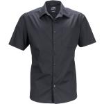 James & Nicholson Pánska košeľa s krátkym rukávom JN644 - Čierna | XXXXL