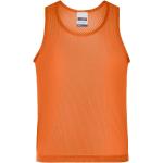 Pánske Futbalové dresy James & Nicholson oranžovej farby v športovom štýle z polyesteru 