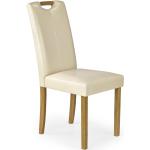 Jedálenské stoličky halmar krémovej farby v modernom štýle z bukového dreva 