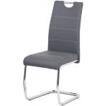 Jedálenské stoličky autronic sivej farby v modernom štýle z plastu 
