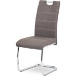 Jedálenské stoličky autronic sivej farby v modernom štýle z kovu 
