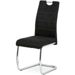 Jedálenské stoličky autronic čiernej farby v modernom štýle z plastu 