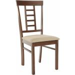 Jedálenské stoličky Kondela hnedej farby z orechového dreva 