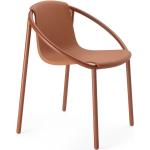 Jedálenské stoličky Umbra oranžovej farby v modernom štýle z plastu v zľave 