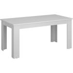 Jedálenské stoly Kondela bielej farby v modernom štýle z plastu rozkladacie v zľave 