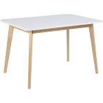 Jedálenské stoly actona bielej farby lakovaný povrch 