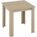 Jedálenské stoly Kondela hnedej farby z dubového dreva 4 ks balenie 