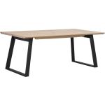 Jedálenské stoly čiernej farby v modernom štýle z dubového dreva lakovaný povrch v zľave 