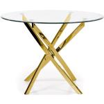 Jedálenské stoly halmar oceľovo šedej farby v modernom štýle z kovu okrúhle 