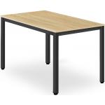 Jedálenské stoly hnedej farby v modernom štýle z dubového dreva obdĺžnikové 