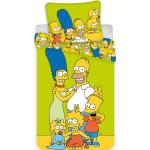 Jerry Fabrics Detské bavlnené obliečky Simpsons , 140 x 200 cm, 70 x 90 cm