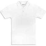Pánske Polo tričká bielej farby z bavlny vo veľkosti XS 