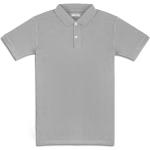Pánske Polo tričká sivej farby z bavlny Onesize 