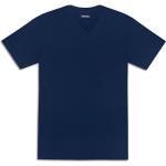 Pánske Tričká s potlačou modrej farby v námorníckom štýle z bavlny vo veľkosti XS 