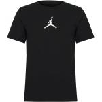 Pánske Tričká s krátkym rukávom Nike Air Jordan Jumpman čiernej farby v ležérnom štýle s okrúhlym výstrihom s krátkymi rukávmi v zľave 