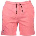 Pánske Športové nohavice K-WAY ružovej farby z bavlny 