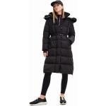 Dámske Zimné kabáty Desigual Desigual čiernej farby z polyamidu udržateľná móda 