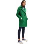 Dámske Jarné kabáty Desigual Desigual zelenej farby z polyesteru 