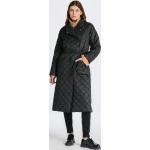 Dámske Zimné kabáty Gant čiernej farby s prešívaným vzorom zo syntetiky asymetrické udržateľná móda 