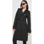 Dámske Designer Jarné kabáty Ralph Lauren čiernej farby z bavlny vo veľkosti XS v zľave 