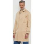 Pánske Designer Jarné kabáty Michael Kors béžovej farby z bavlny vo veľkosti XXL 