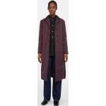 Dámske Kabáty Trussardi hnedej farby vo veľkosti XL na gombíky s opaskom na zimu 