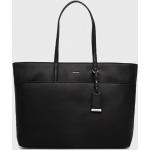 Dámske Designer Veľké kabelky Calvin Klein čiernej farby z polyuretánu Vegan udržateľná móda 