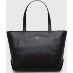 Dámske Designer Veľké kabelky Calvin Klein čiernej farby z polyuretánu Vegan udržateľná móda 