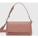 Dámske Designer Shopper kabelky Calvin Klein ružovej farby z polyuretánu Vegan udržateľná móda 