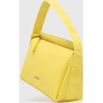 Dámske Designer Shopper kabelky Calvin Klein žltej farby z polyuretánu Vegan v zľave udržateľná móda 