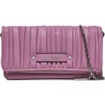 Dámske Designer Clutch kabelky Karl Lagerfeld ružovej farby v zľave 