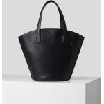 Dámske Designer Veľké kabelky Karl Lagerfeld čiernej farby 