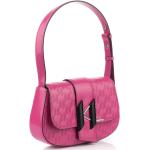 Dámske Designer Elegantné kabelky Karl Lagerfeld ružovej farby v elegantnom štýle 