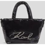 Dámske Designer Shopper kabelky Karl Lagerfeld čiernej farby odnímateľný popruh 