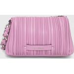 Dámske Designer Shopper kabelky Karl Lagerfeld ružovej farby z polyuretánu Vegan 